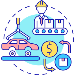 Manufacturing model  Icon