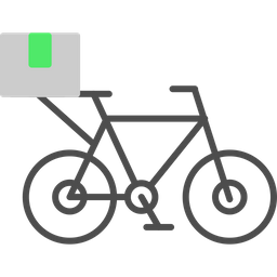 Delivery Bicycle  Icon