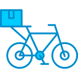 Delivery Bicycle  Icon