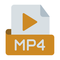 Mp 4 File  Icon