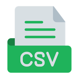 CSV 파일  아이콘