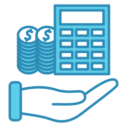 Budget calculation  Icon