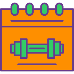 피트니스 일정  아이콘