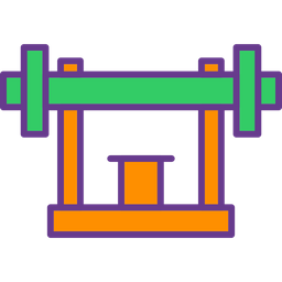 체육관 기계  아이콘