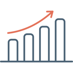 Gráfico de barras  Ícone