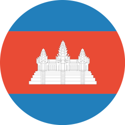 Cambodge Drapeau Monde Icône