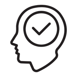 Verificação cerebral  Ícone