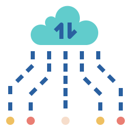 Cloud sharing  Icon