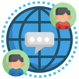 Global Communication  Icon