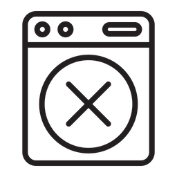 Do Not Wash  Icon