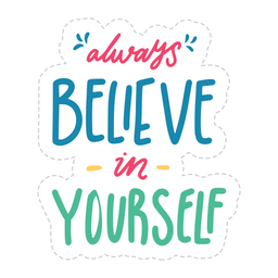 Always believe in yourself  Icon