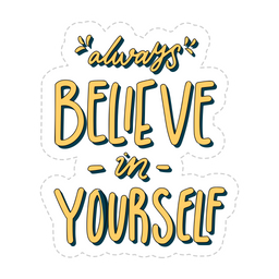 Always believe in yourself  Icon