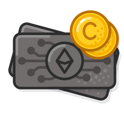 Eth Back Coin  Icon