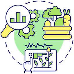 Previsión del rendimiento de los cultivos  Icono