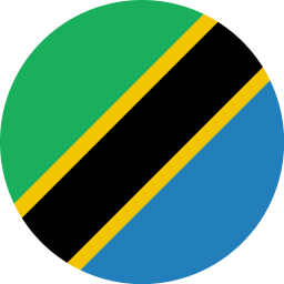 タンザニア、国旗、世界 アイコン
