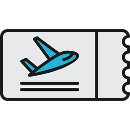 Airplane Ticket  Icon