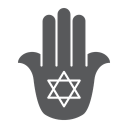 Jewish Hamsa Hamesh Icon