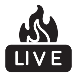 Hot Live  Icon