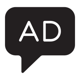 Ads Message  Icon