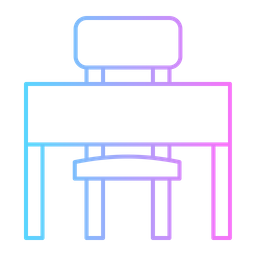 Chair And Table  Icon