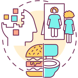 History of eating disorders  Icon