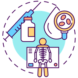 Immunization and screening tests  Icon