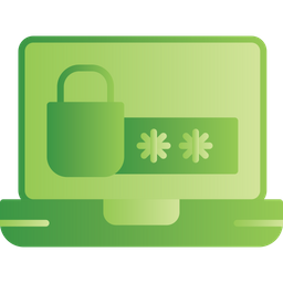 Laptop Security  Icon