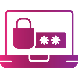 Laptop Security  Icon