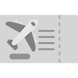 Plane Ticket  Icon