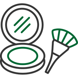 메이크업 파우더  아이콘