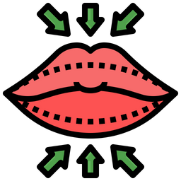 Lip Shape Correction  Icon