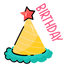 Birthday Cap  Icon