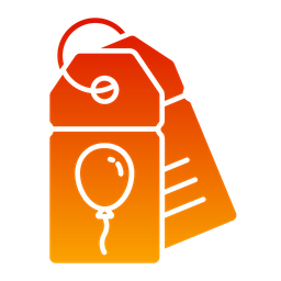 Balloon Sale  Icon