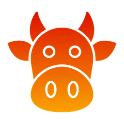 Cow Face  Icon