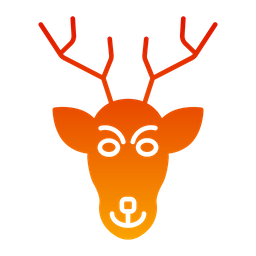 Deer Face  Icon