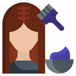 Hair Coloring  Icon