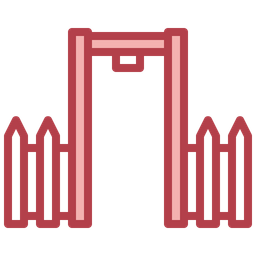 Puerta de la cerca  Icono