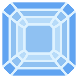 Asscher Diamond  Icon