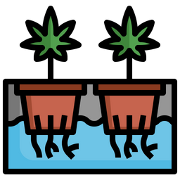 Hydroponic Production  Icon