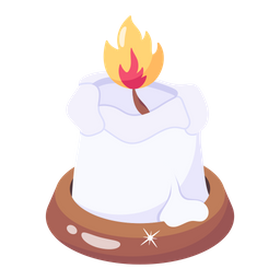 Burning Candle  Icon