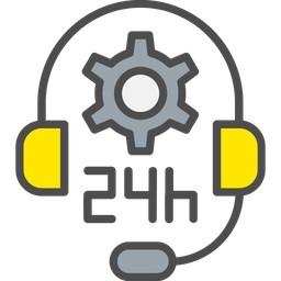 24 Hours Customer Service  Icon