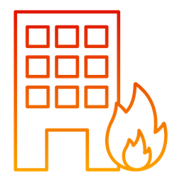 Building Fire  Icon