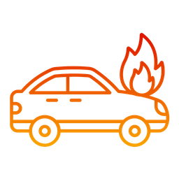 Car Fire  Icon