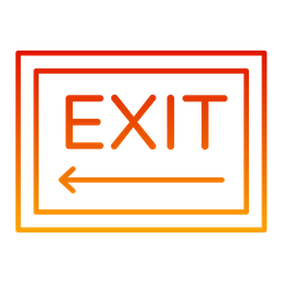 Exit Board  Icon