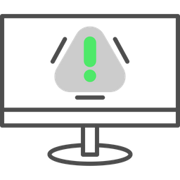 Computer Alert  Icon