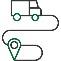 Delivery Path  Icon