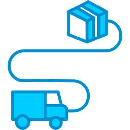 Delivery Route  Icon