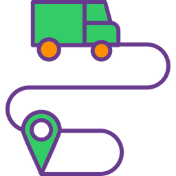 Delivery Path  Icon