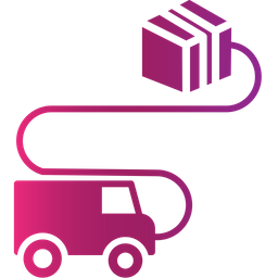 Delivery Route  Icon