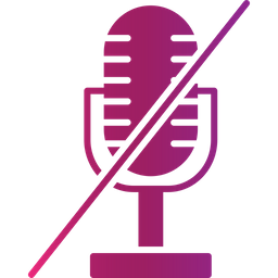 Mic Off  Icon